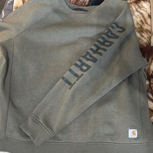 Carhartt women’s  Dark Olive Crewneck Sweater